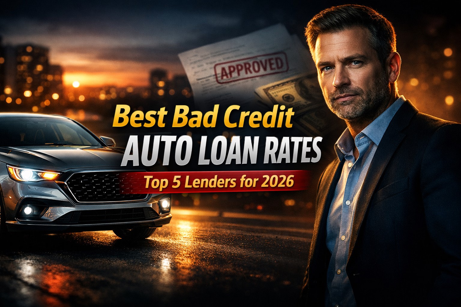 Best Bad Credit Auto Loan Rates: Top 5 Lenders for 2026