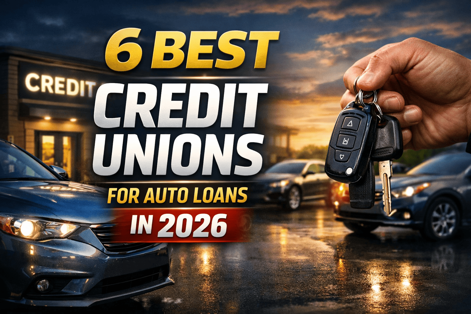 6 Best Credit Unions for Auto Loans in 2026