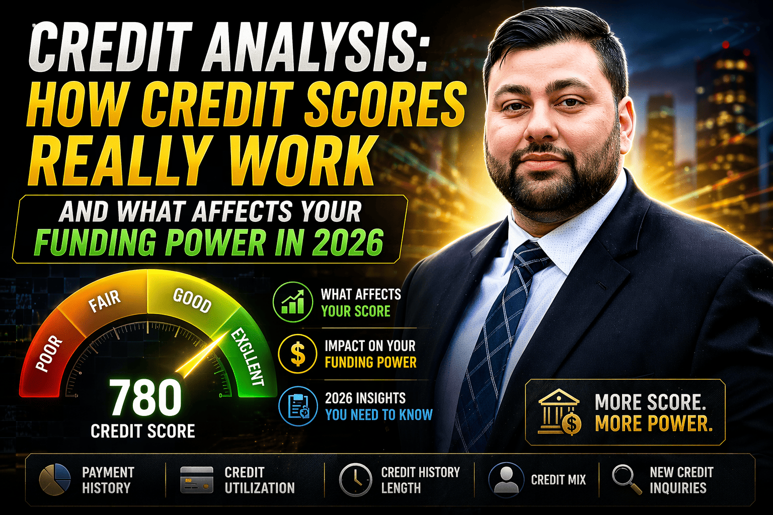 Credit Analysis: How Credit Scores Really Work and What Affects Your Funding Power in 2026