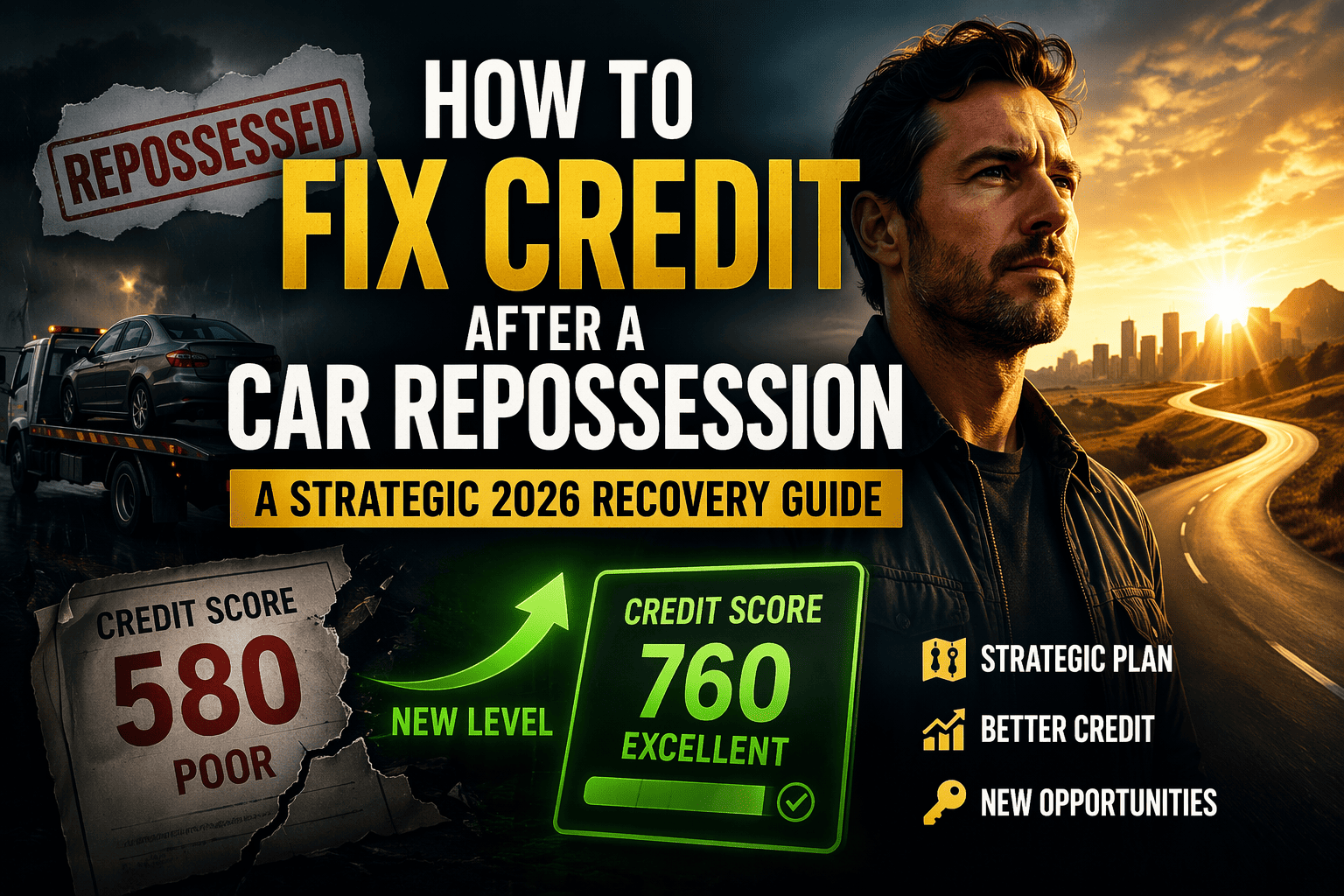 How to Fix Credit After a Car Repossession: A Strategic 2026 Recovery Guide