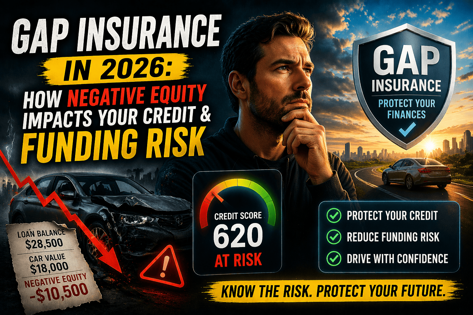 GAP Insurance in 2026: How Negative Equity Impacts Your Credit & Funding Risk