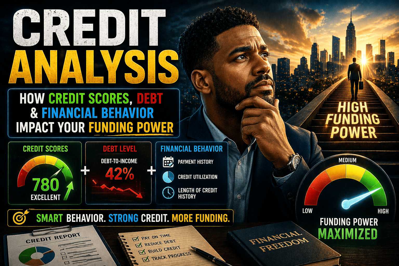 Credit Analysis: How Credit Scores, Debt & Financial Behavior Impact Your Funding Power