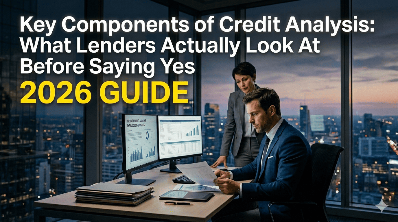 Key Components of Credit Analysis: What Lenders Actually Look At Before Saying Yes (2026 Guide)