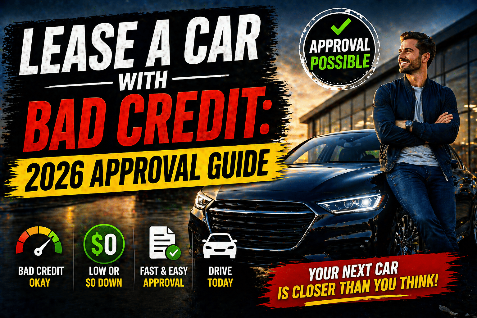 Lease a Car with Bad Credit: 2026 Approval Guide
