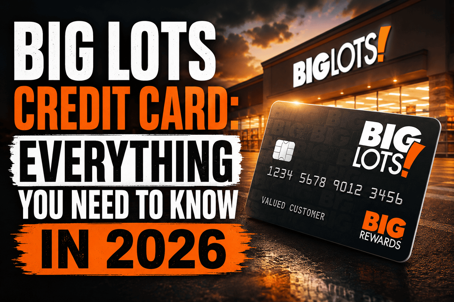 Big Lots Credit Card: Everything You Need to Know in 2026