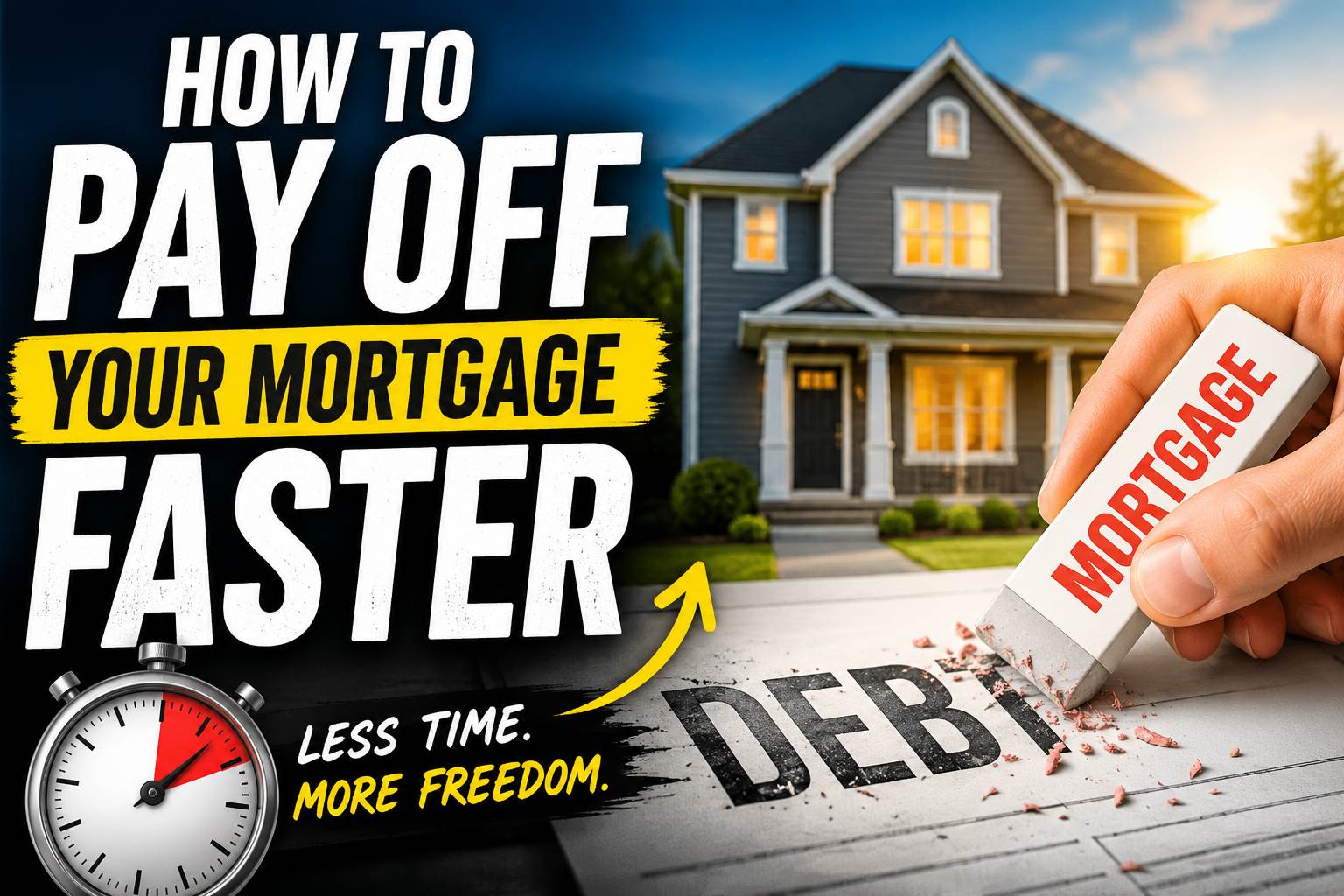 How to Pay Off Your Mortgage Faster (Without Draining Your Cash or Hurting Your Credit)