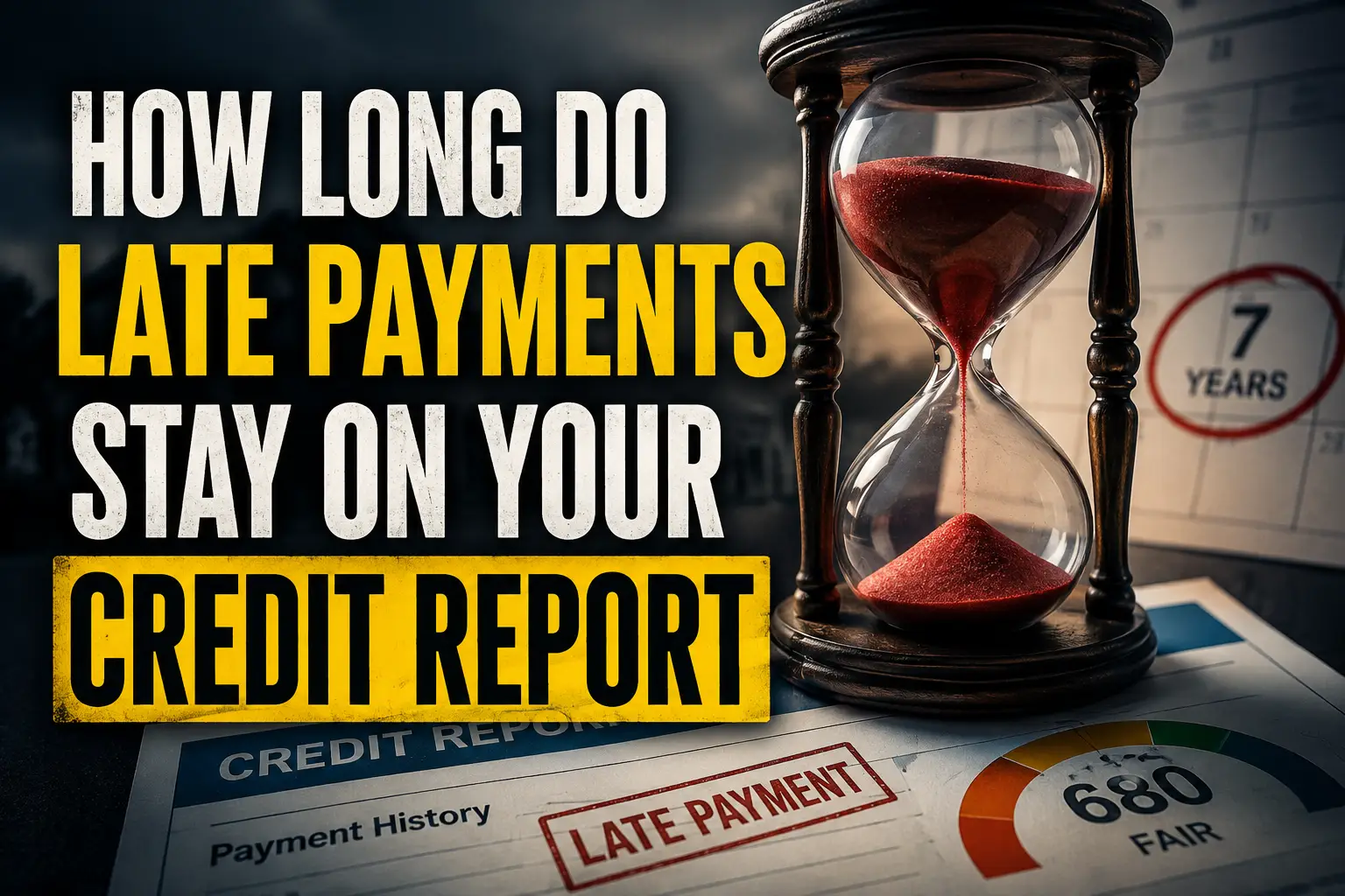 How Long Do Late Payments Stay on Your Credit Report? (2026 Guide)