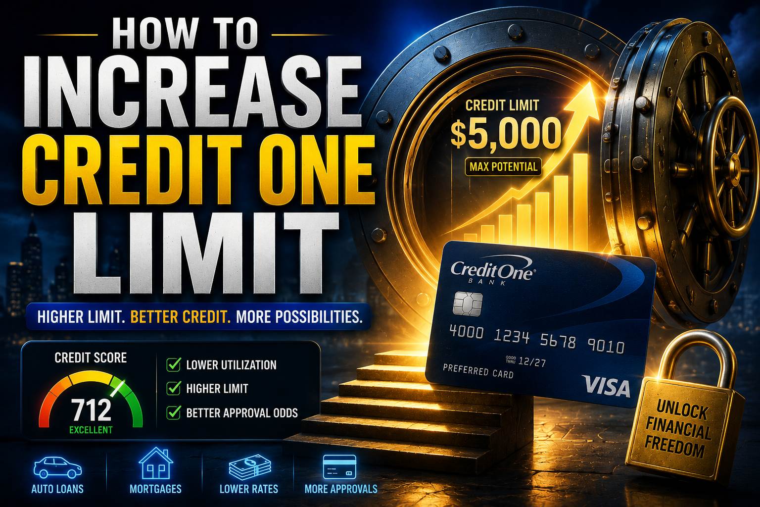 How to Increase Credit One Limit: Credit Limit Increase Guide